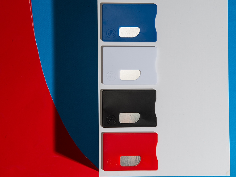 Защитный RFID чехол для кредитной карты Arnox, красный, красный, абс пластик