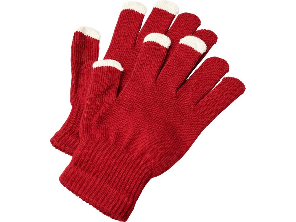 Сенсорные перчатки Billy, красный, красный, акриловое волокно