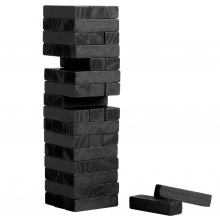 Игра «Деревянная башня мини», черная, уценка