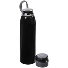 Спортивная бутылка для воды Korver, черная, уценка