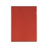 Папка-уголок прозрачный формата А4  0,18 мм, красный глянцевый, красный прозрачный, пвх 0,18 мм