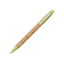 Шариковая ручка Midar из пробки и пшеничной соломы, зеленый