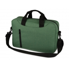 Сумка для ноутбука Wing с вертикальным наружным карманом, зеленый (Р)