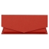 Подарочная коробка для флеш-карт треугольная, серый, красный, картон