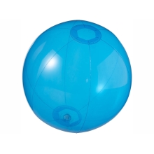 Мяч пляжный Ibiza, синий прозрачный