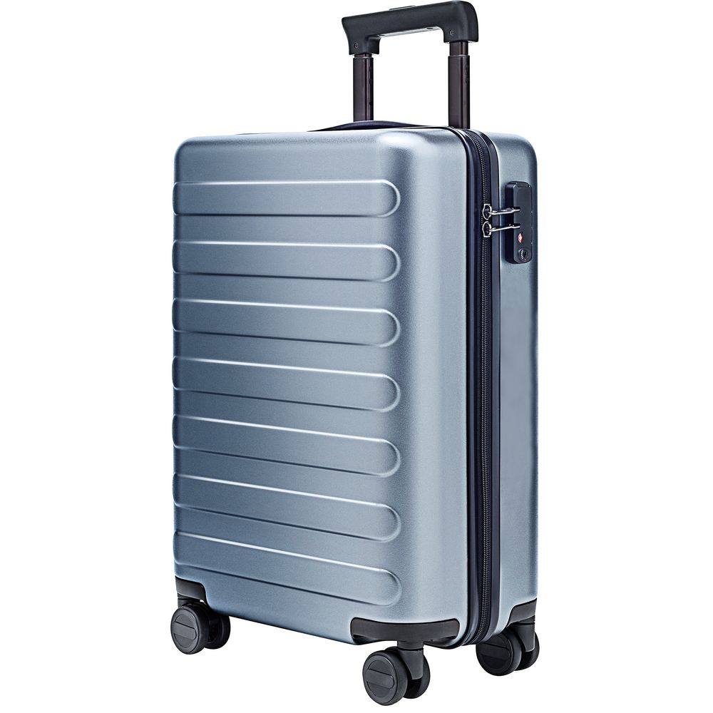 Чемодан Rhine Luggage, серо-голубой, , корпус - поликарбонат; подкладка - полиэстер