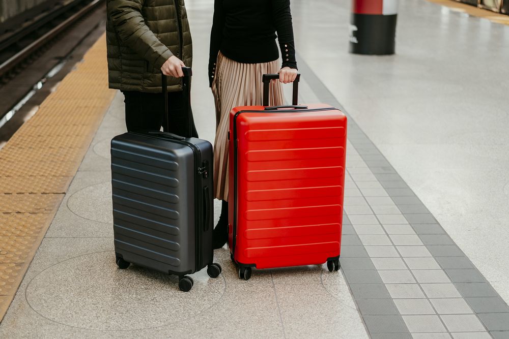 Чемодан Rhine Luggage, черный, , корпус - поликарбонат; подкладка - полиэстер
