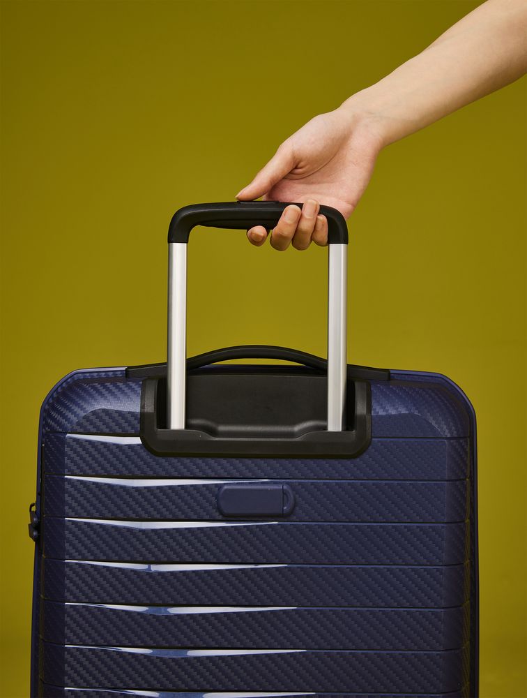 Чемодан Lightweight Luggage S, синий, , корпус - поликарбонат, трехслойный; детали отделки - полипропилен
