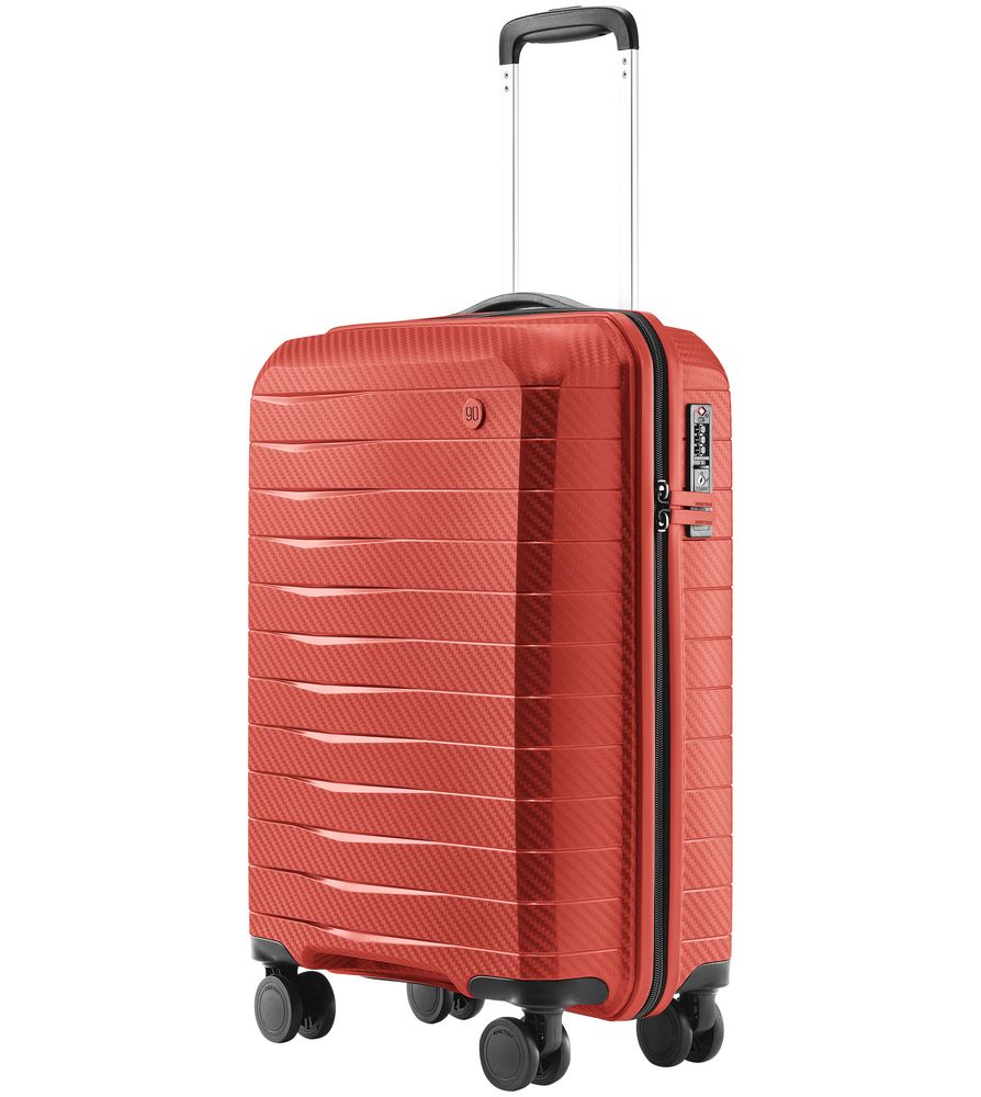 Чемодан Lightweight Luggage S, красный, , корпус - поликарбонат, трехслойный; детали отделки - полипропилен