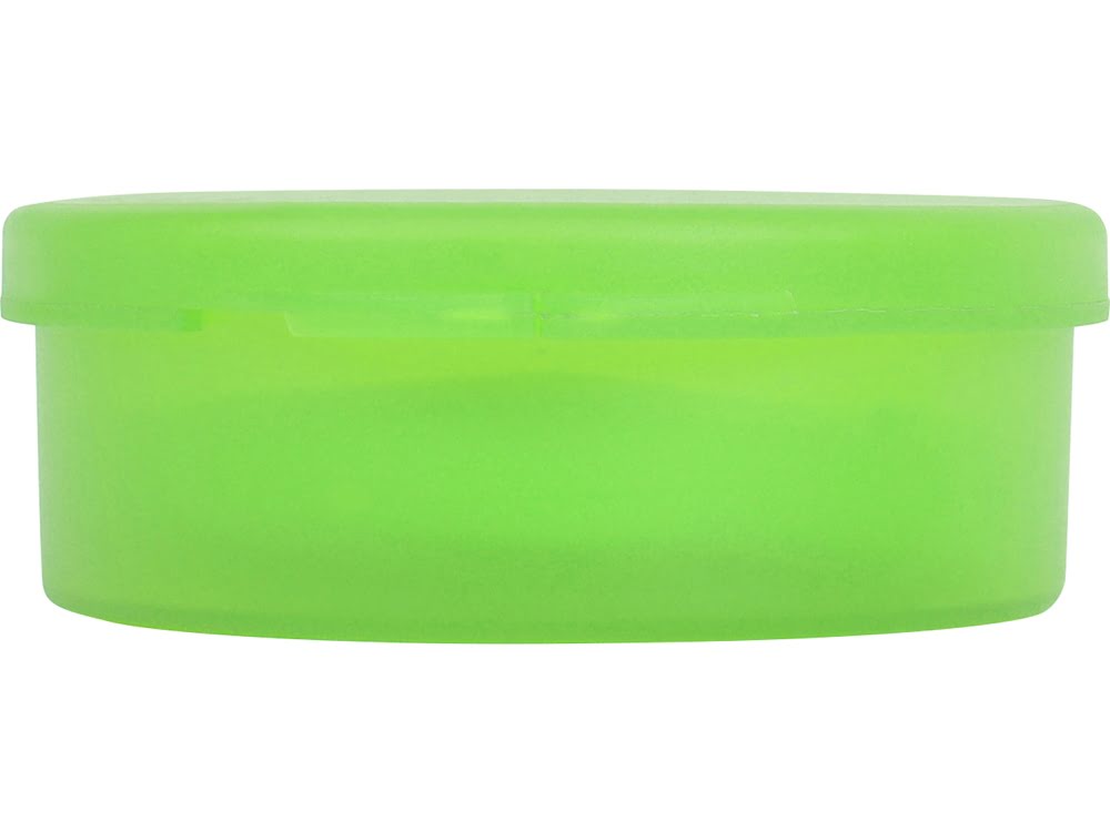 Силиконовая трубочка Fresh в пластиковом кейсе, зеленое яблоко, зеленое яблоко, силикон, пластик