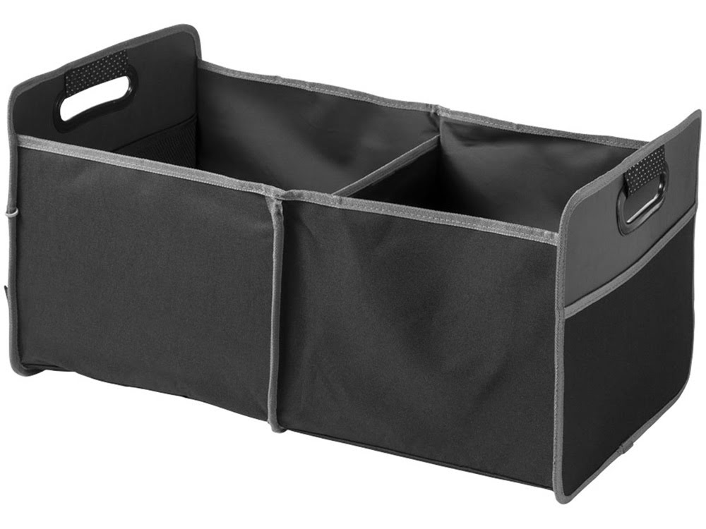 Органайзер-гармошка для багажника, черный/серый, черный/серый, полиэстер 600d