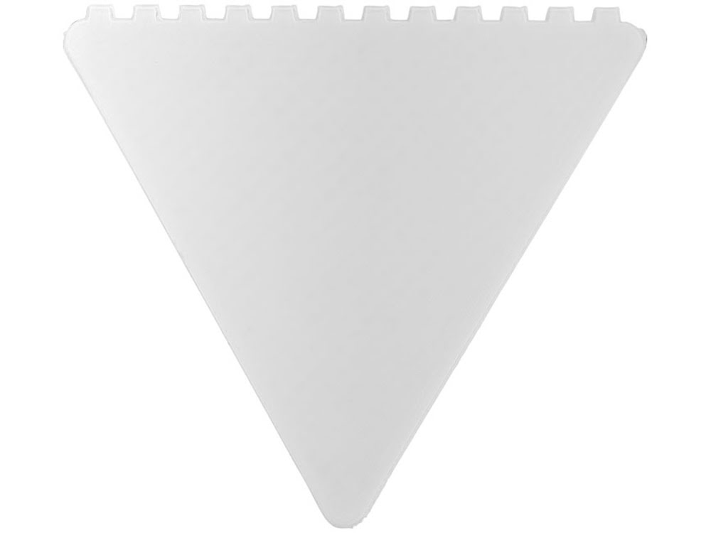 Треугольный скребок Frosty, белый, белый, пластик