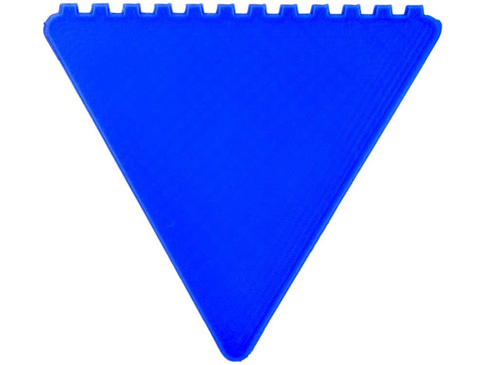Треугольный скребок Frosty, ярко-синий, ярко-синий, пластик